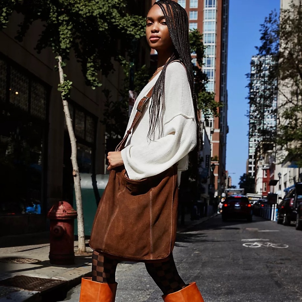 Free People-Highland Distressed Hobo